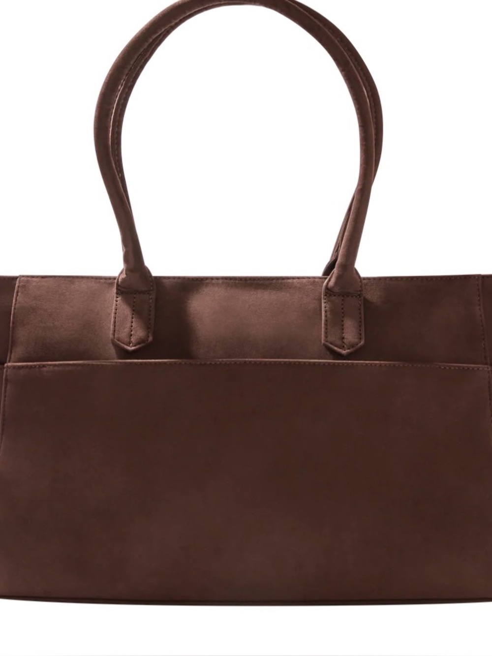 NWT - FAUX SUEDE TOTE BAG
